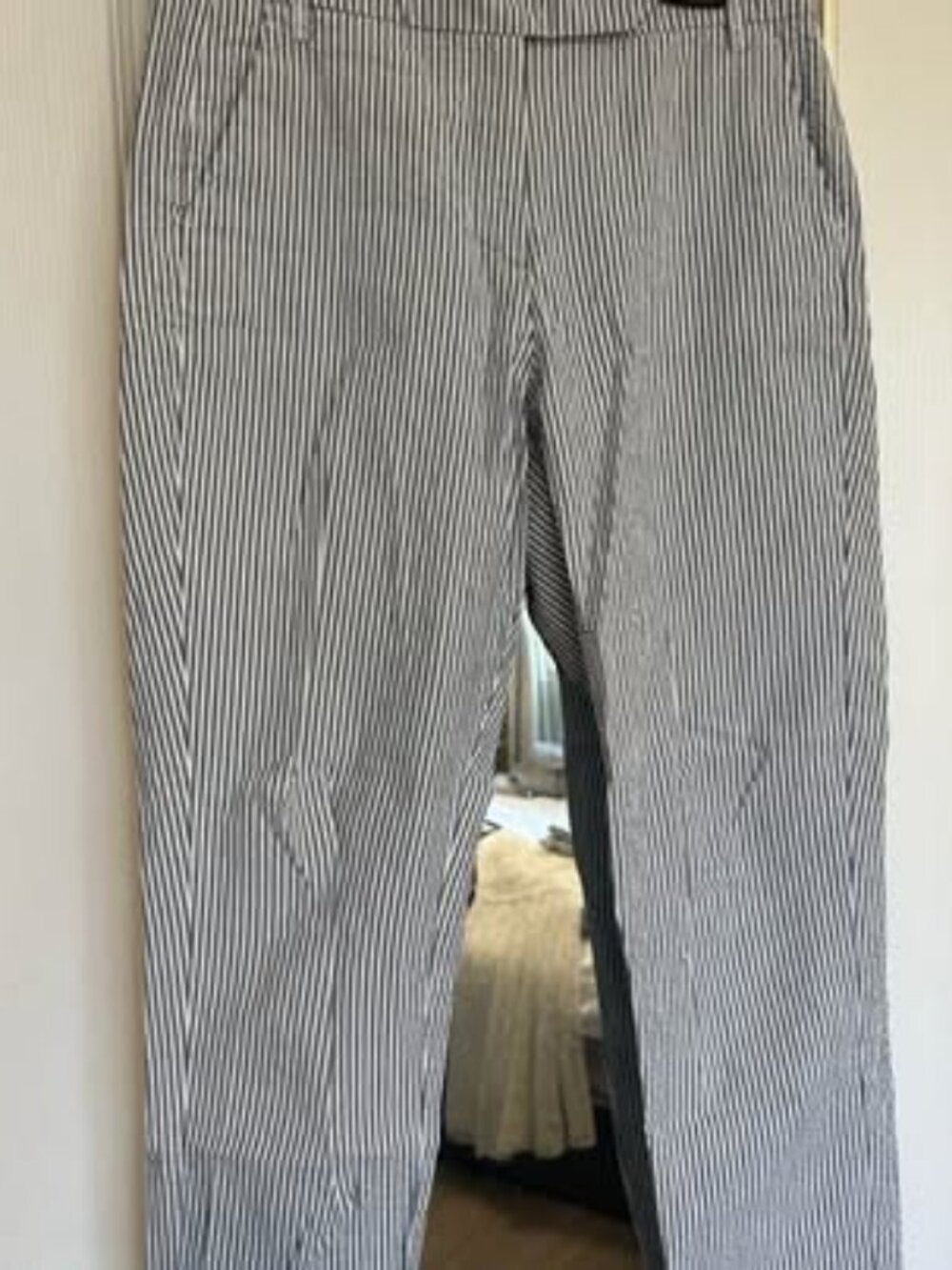 Zara Basic Striped Pants XS